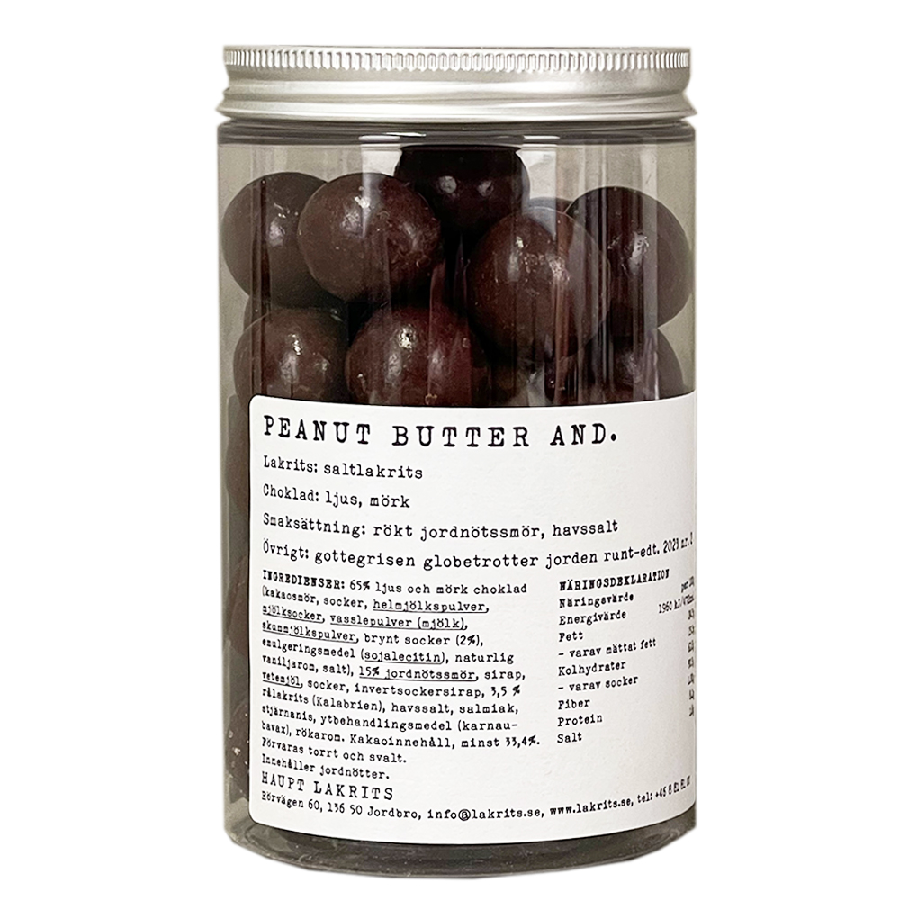 Haupt Lakrits - Peanut Butter And 250g