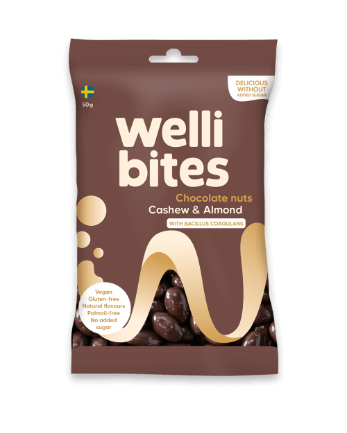 Läs mer om Wellibites Chocolate Nuts 50g
