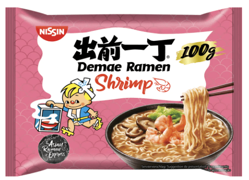 Nissin Demae Ramen Shrimp 100g