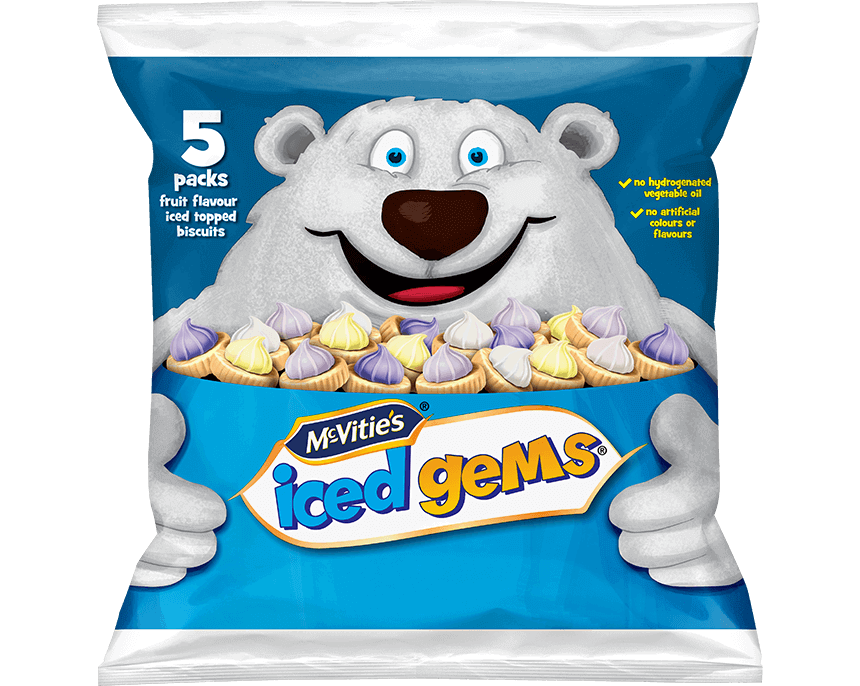 Läs mer om Mcvities Iced Gems 138g