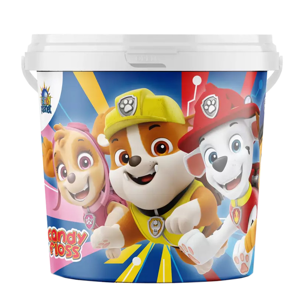 Läs mer om Sockervadd Paw Patrol Hink 50g