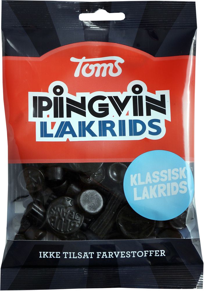 Läs mer om Toms Pingvin Lakrids 325g