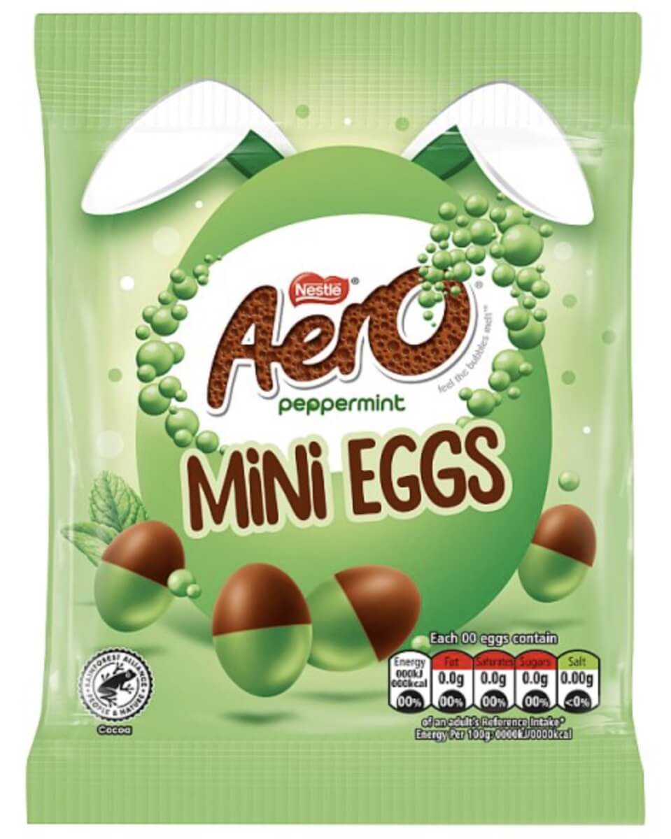 Läs mer om Aero Peppermint Mini Eggs 70g