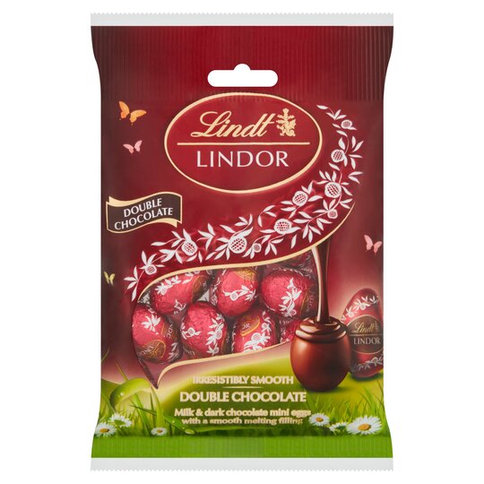 Lindor Double Chocolate Mini Eggs 80g