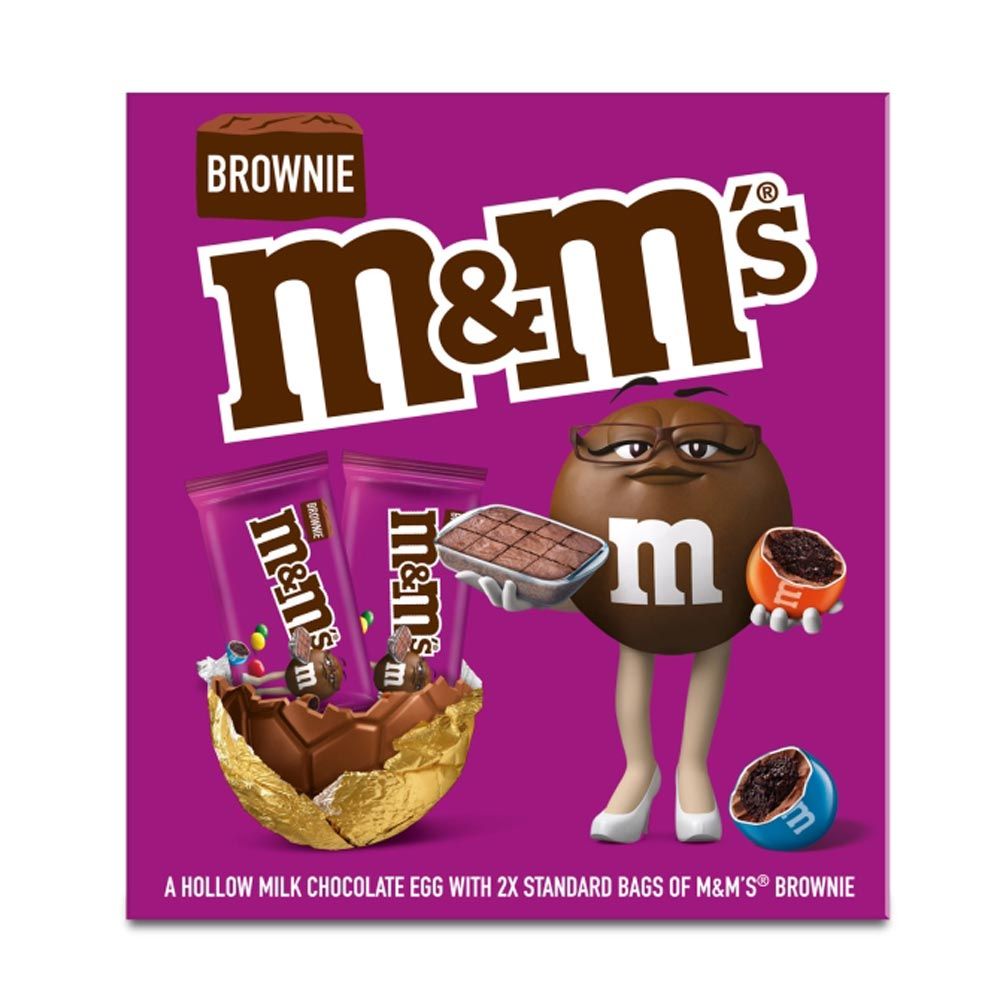 Läs mer om M&Ms Brownie Large Egg 222g