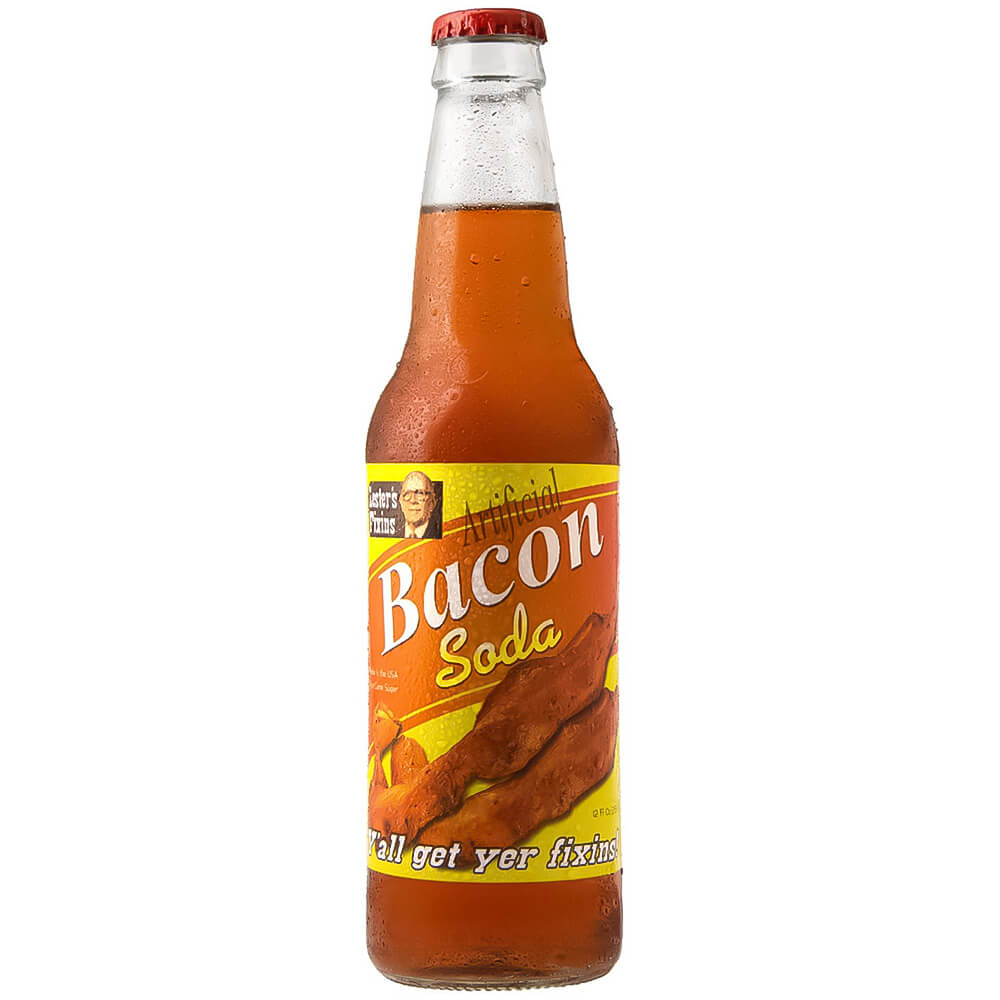 Läs mer om Rocket Fizz Lesters Fixins - Bacon Soda 355ml
