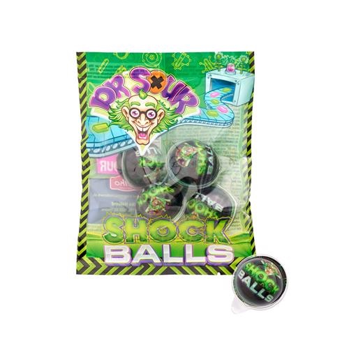 Läs mer om Dr Sour Shock Balls Bag 72g