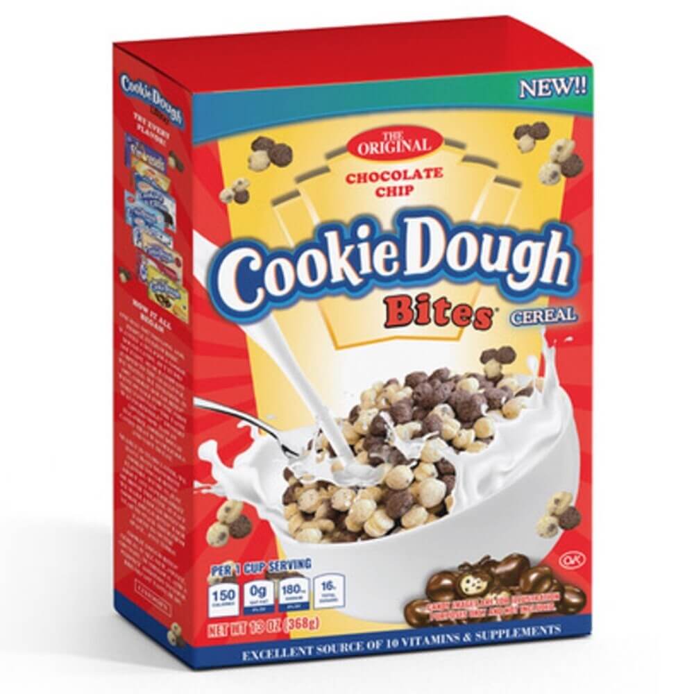 Läs mer om Cookie Dough Bites Cereal Chocolate Chip 368g