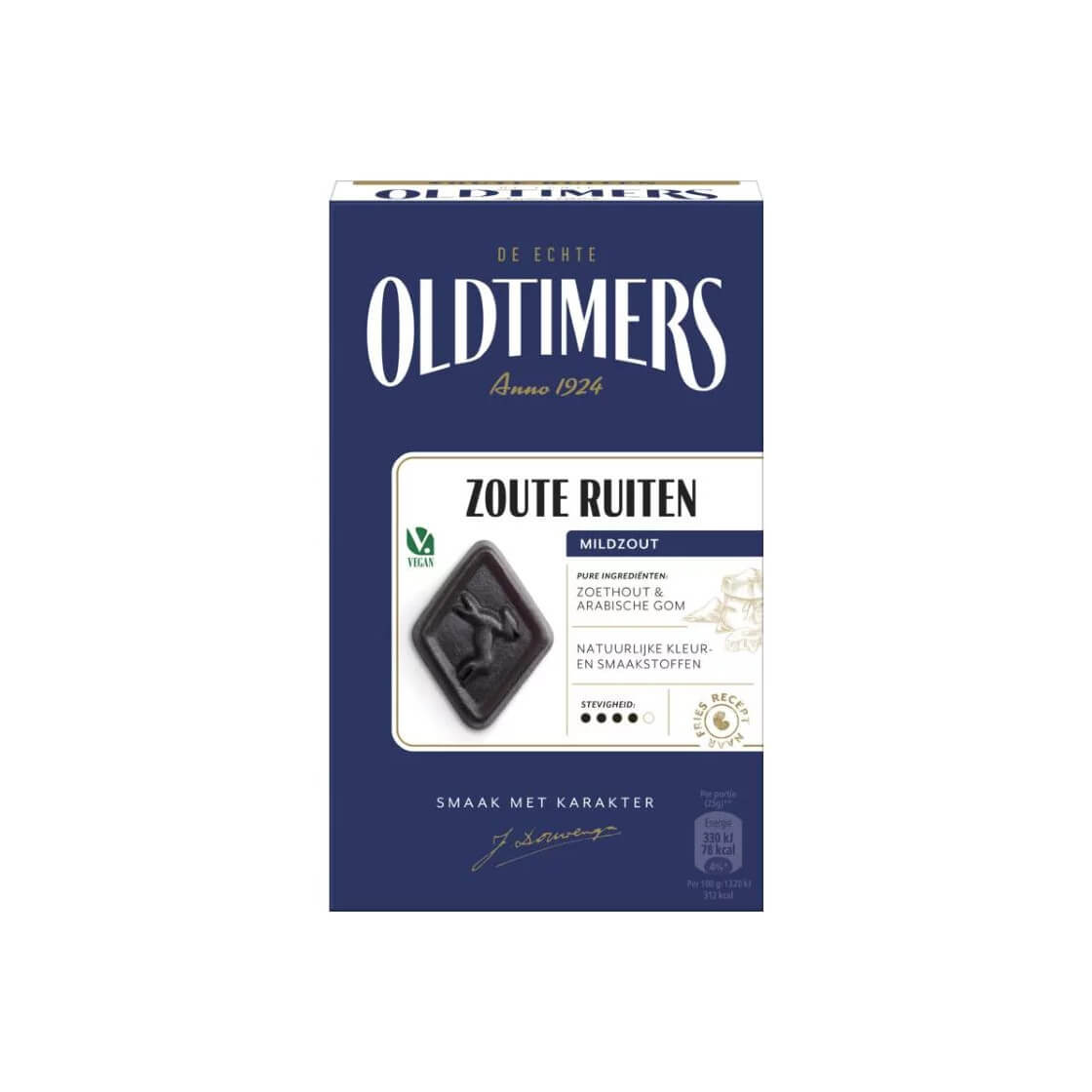 Oldtimers Zoute Ruiten 185g