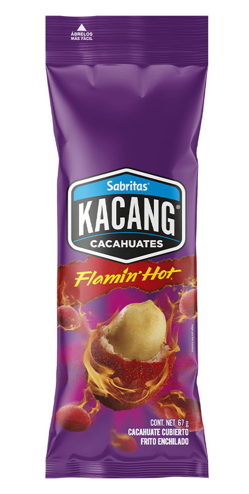 Sabritas Kacang Cachuates Flamin Hot 67g