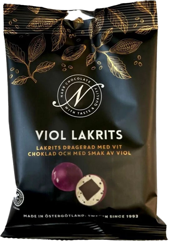 Läs mer om Narr Viol Lakrits 120g