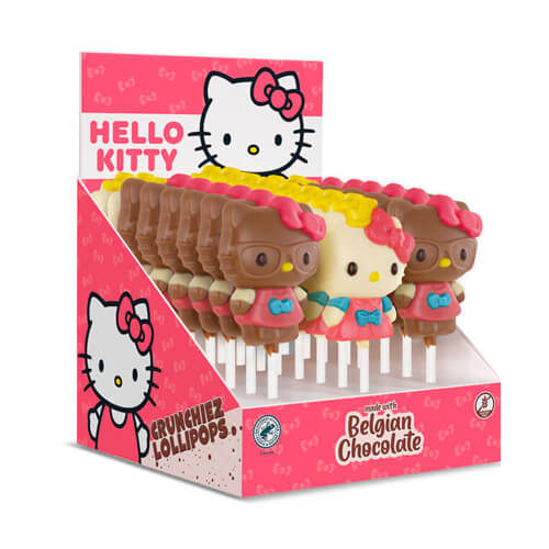 Läs mer om Hello Kitty Chocolate Lollipop 80g