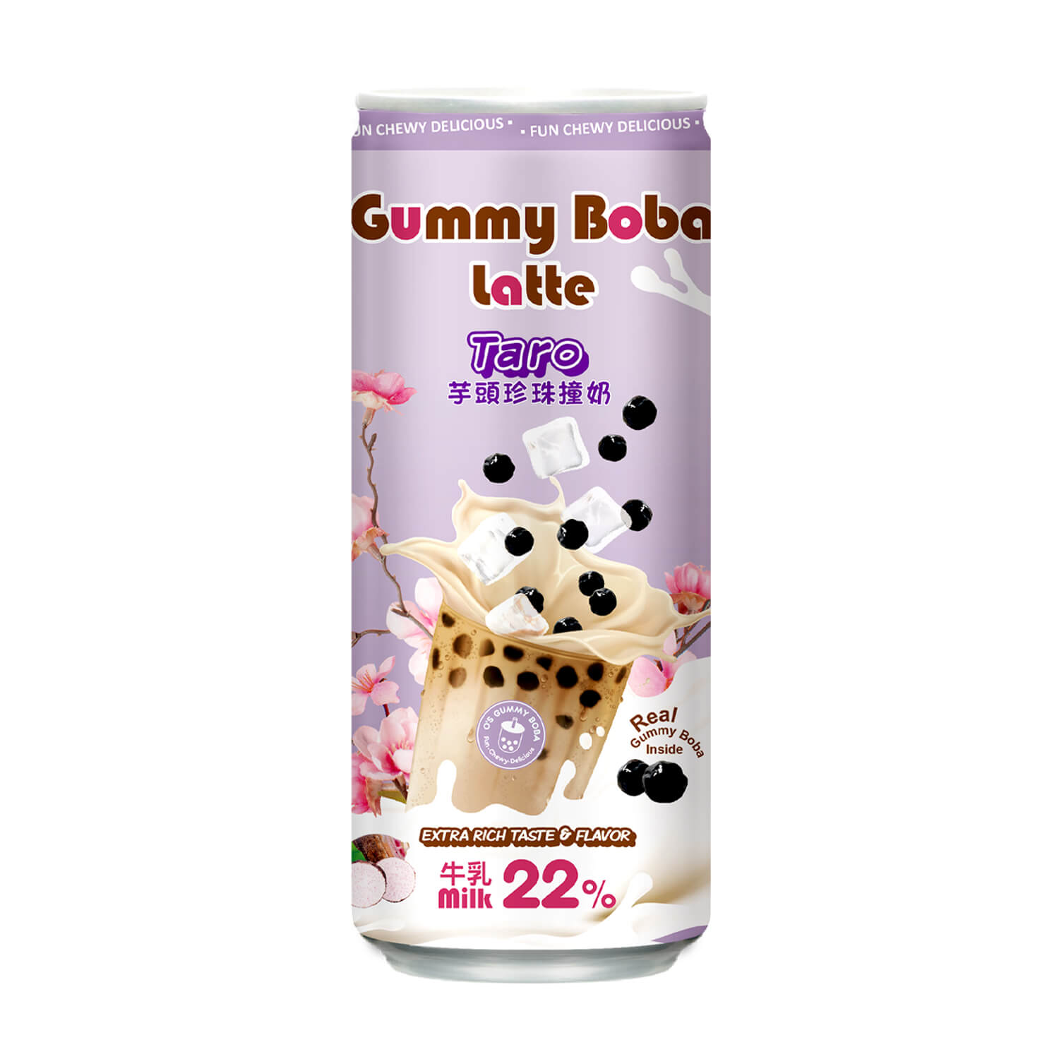 Läs mer om Os Gummy Boba Latte - Taro 470ml