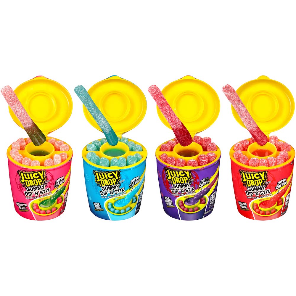 Läs mer om Juicy Drop Gummy Dip n Stix 96g