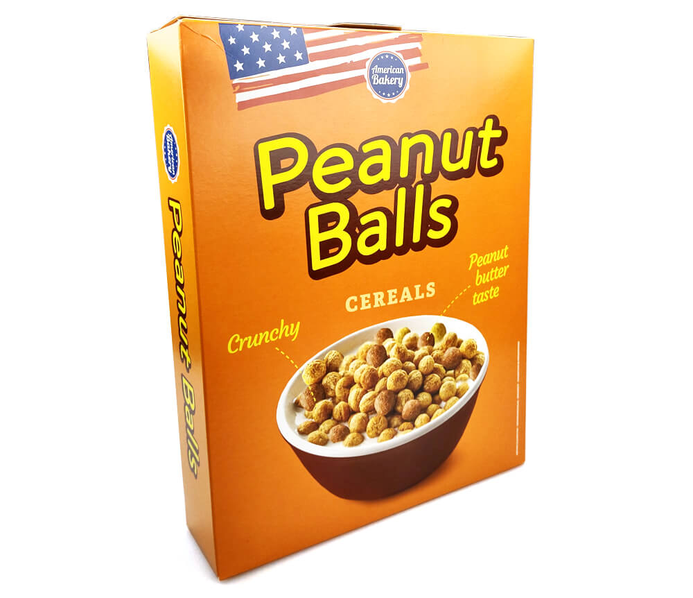Läs mer om American Bakery Peanut Balls Cereal 165g