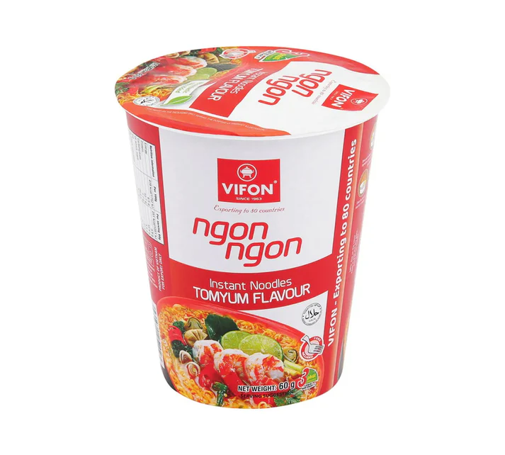 Läs mer om Vifon Instant Noodle Cup - Tom Yum Shrimp Flavour 60g
