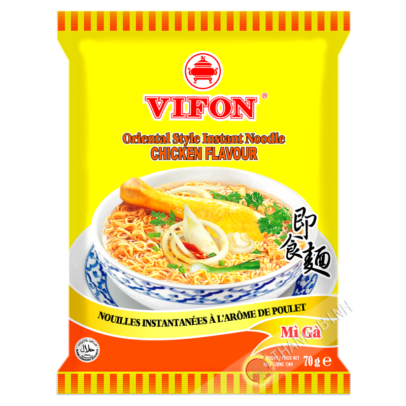 Vifon Instant Noodle - Oriental Style Chicken Flavour 70g