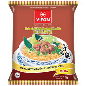 Läs mer om Vifon Instant Noodle - Oriental Style Beef Flavour 70g