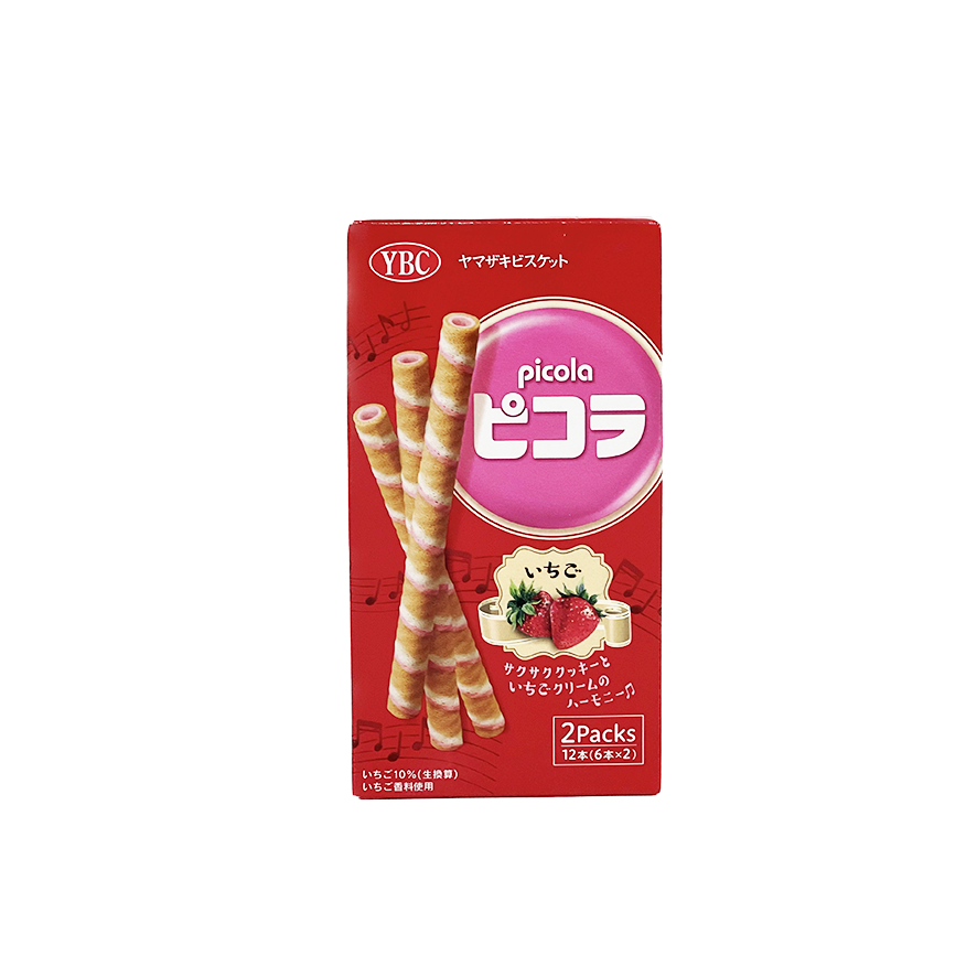 Läs mer om YBC Biscuit Sticks Strawberry Flavour 58.8g