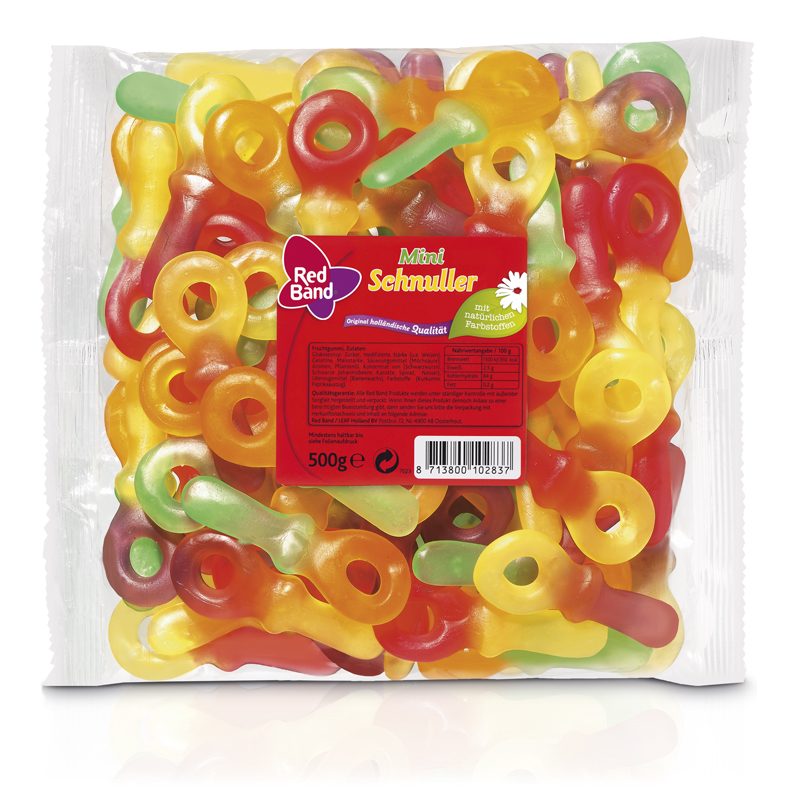 Red Band Fruchtgummi Schnuller 500g