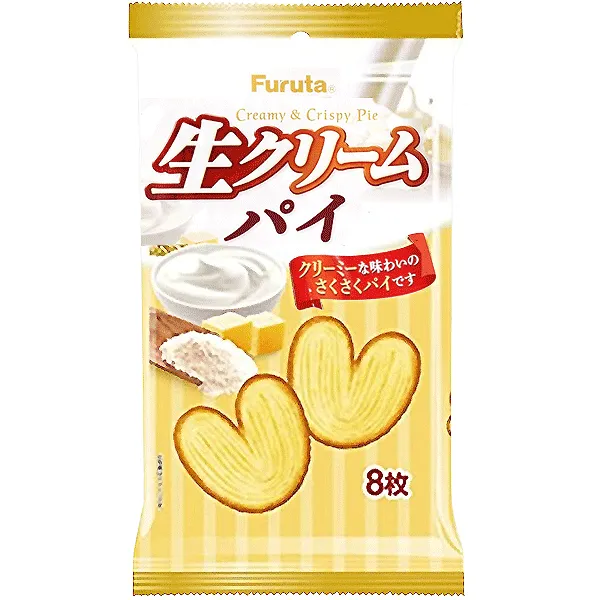 Läs mer om Furuta Creamy & Crispy Pie Cookies 52g