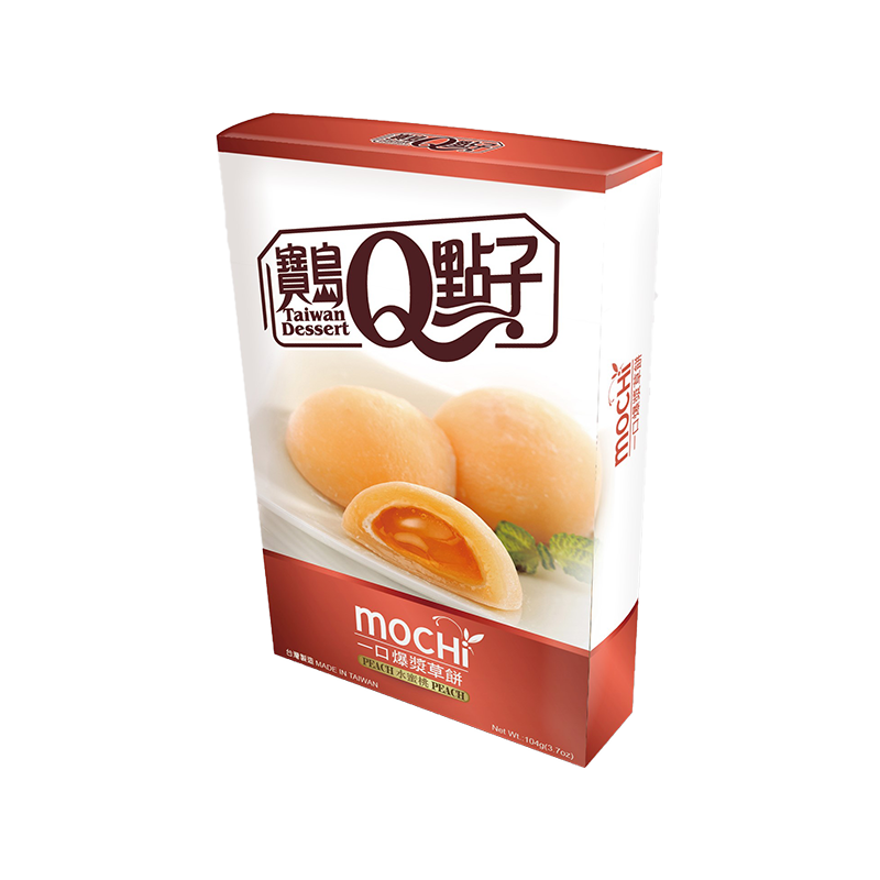 Taiwan Dessert - Mochi Cake Peach 104g