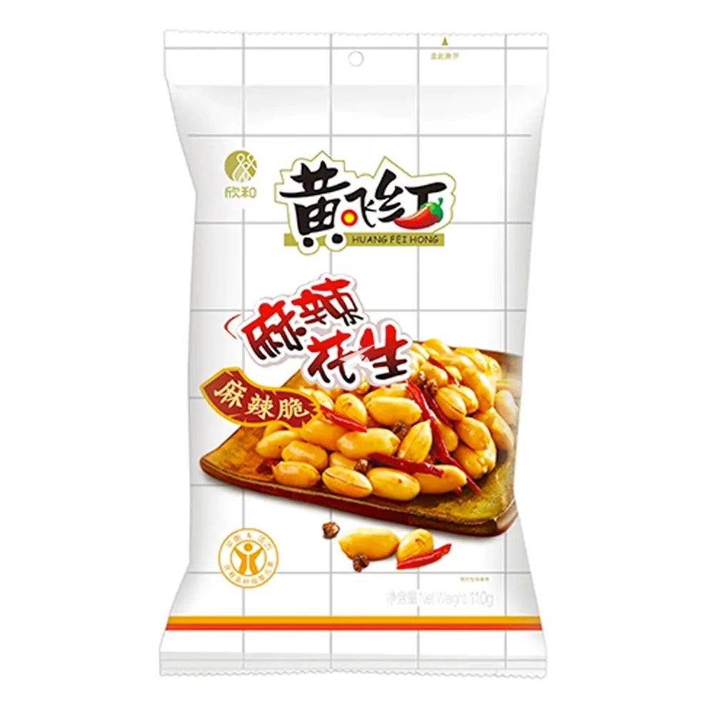 Läs mer om Huang Fei Hong Spicy Peanuts Sichuan Pepper 70g