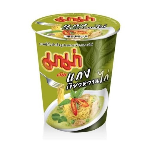 Läs mer om Mama Instant Noodles Cup - Green Curry Chicken 60g