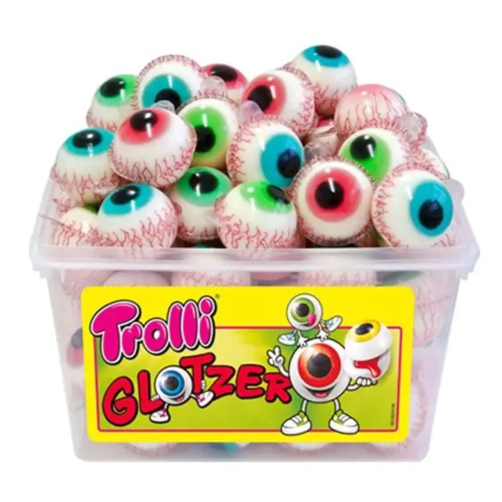 Läs mer om Trolli Glotzer Eyeballs 19g x 60st