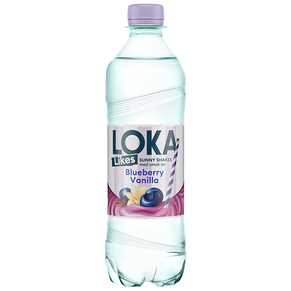 Läs mer om Loka Likes Blueberry Vanilla 50cl