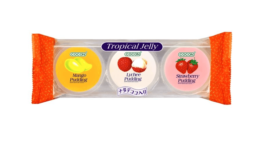 Läs mer om Cocon Jelly Pudding Tropical Fruit 240g