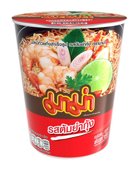 Mama Instant Noodles Cup Tom Yum Shrimp 60g