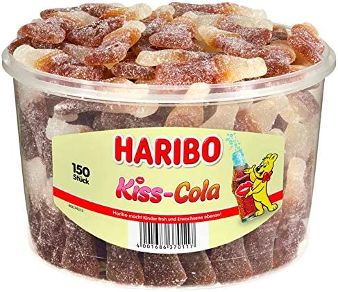 Läs mer om Haribo Kiss-Cola 1.35kg