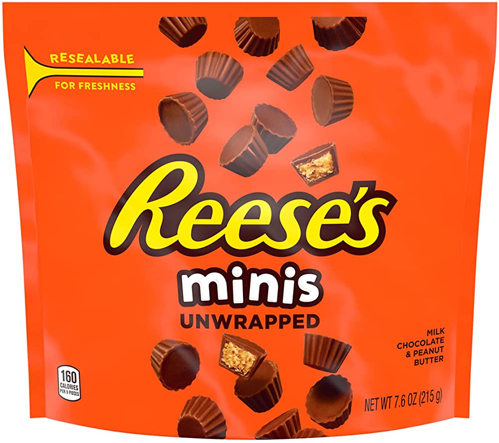 Läs mer om Reeses Minis Unwrapped Peanut Butter Cups 215g