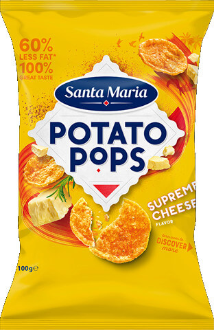 Läs mer om Santa Maria Potato Pops Supreme Cheese 100g
