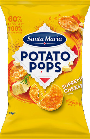 Santa Maria Potato Pops Supreme Cheese 100g