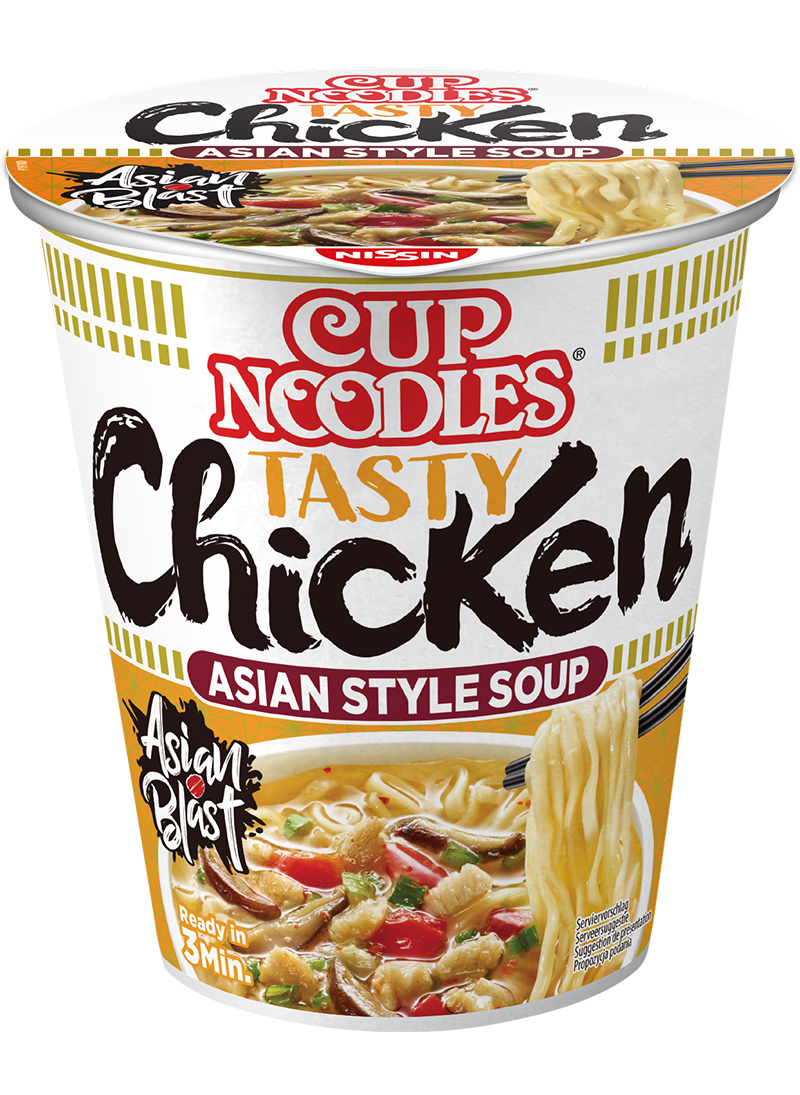 Läs mer om Nissin Cup Noodles Tasty Chicken Flavour 63g