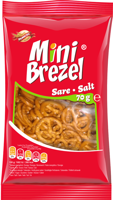 Läs mer om Dunicec Mini Brezel Salted 70g