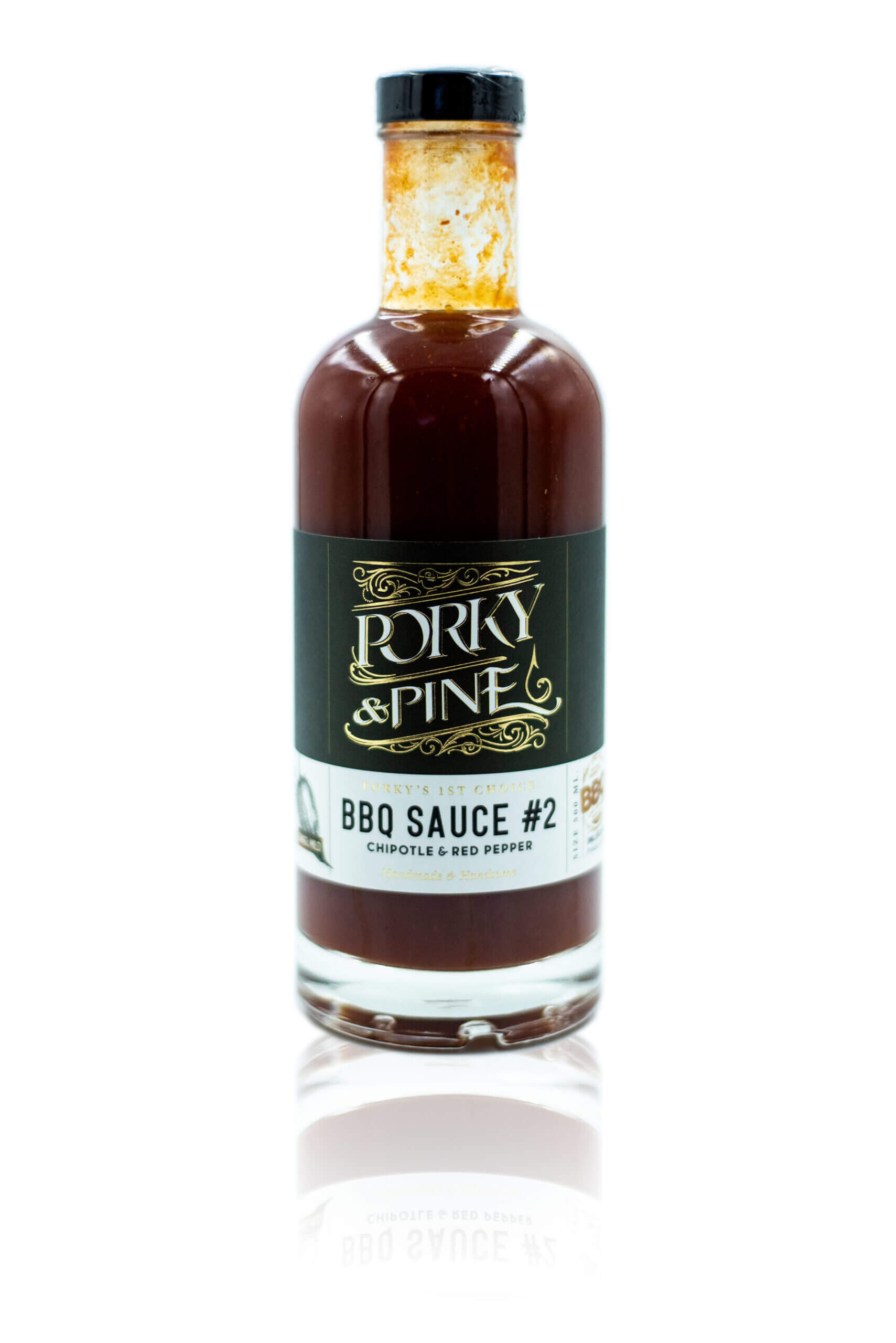 Läs mer om Porky & Pine BBQ Sauce Chipotle & Red Pepper 500ml