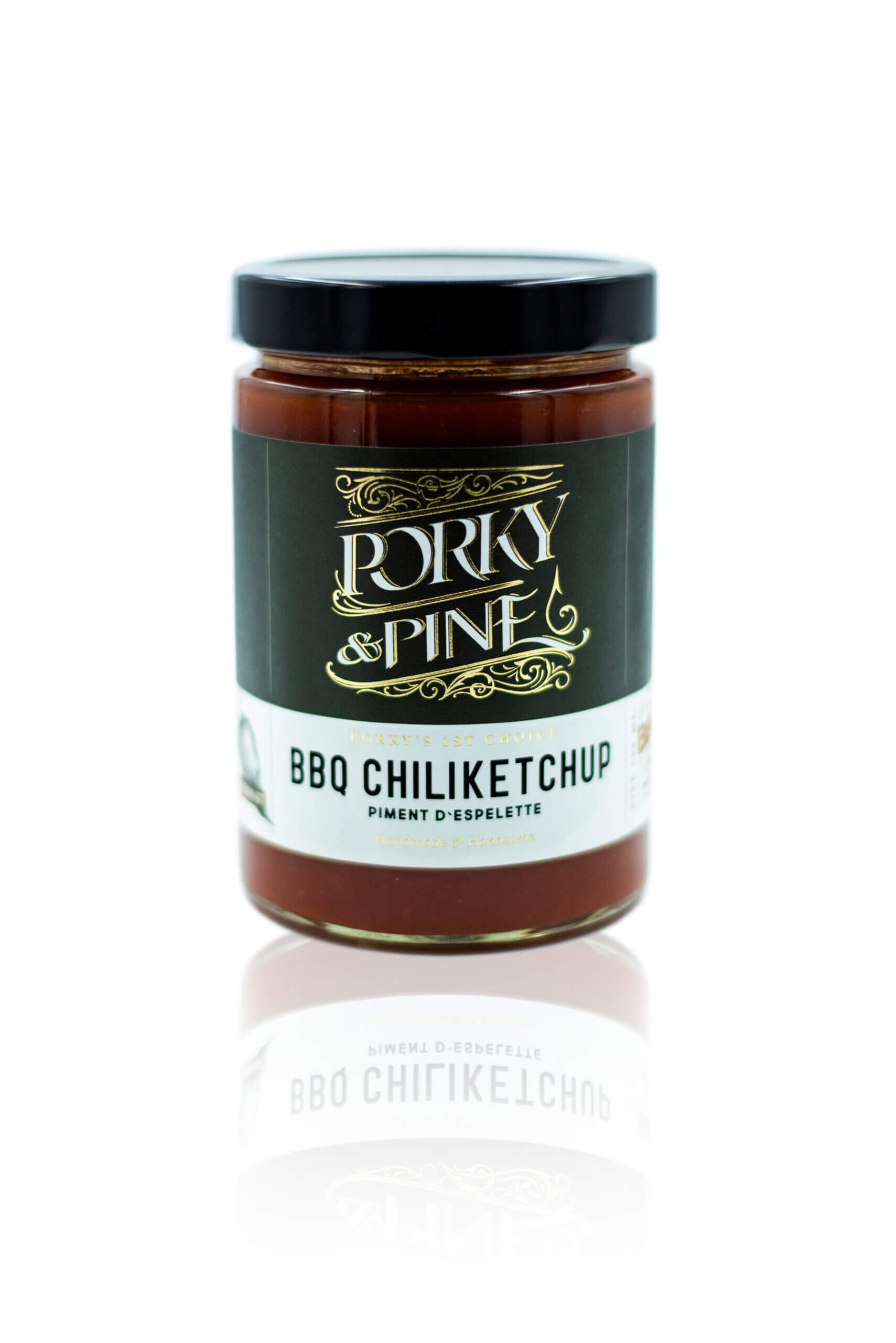 Porky & Pine BBQ Ketchup Chili Espelette 580ml