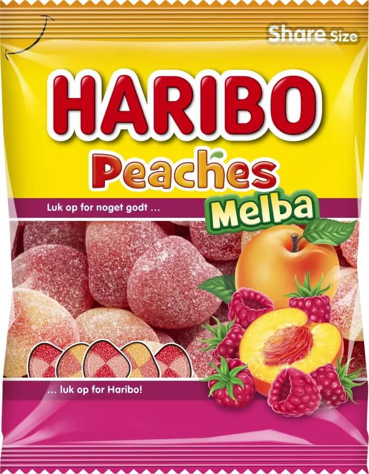 Läs mer om Haribo Peaches Melba 80g