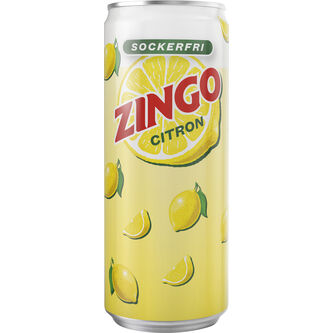 Zingo Citron Sockerfri 33cl