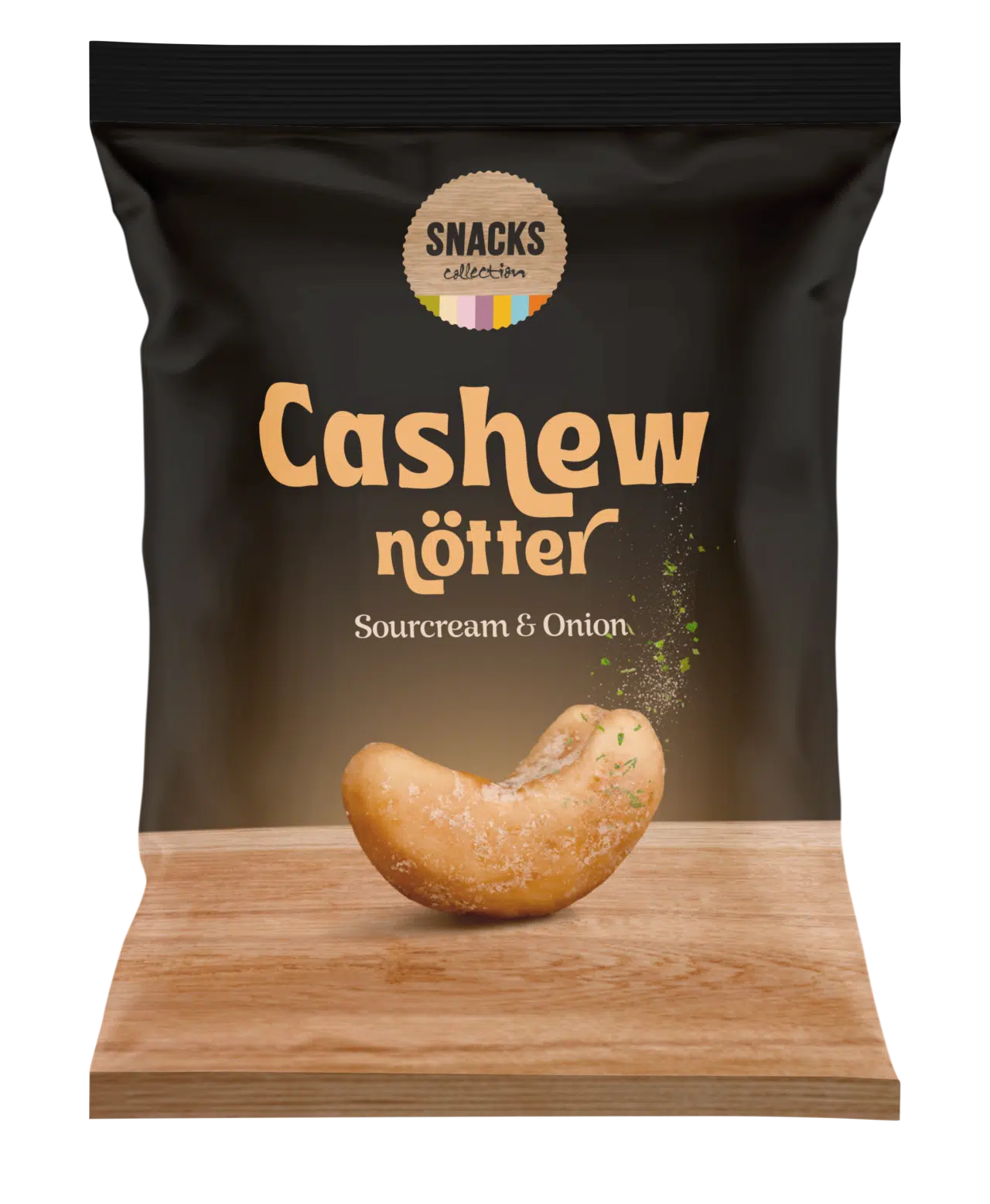 Läs mer om Snacks Collection Cashewnötter Sourcream & Onion 275g