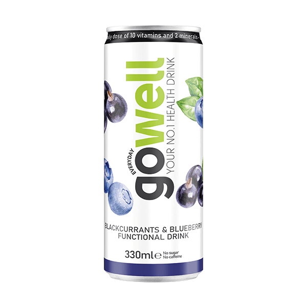 Gowell Blackcurrants & Blueberry 33cl