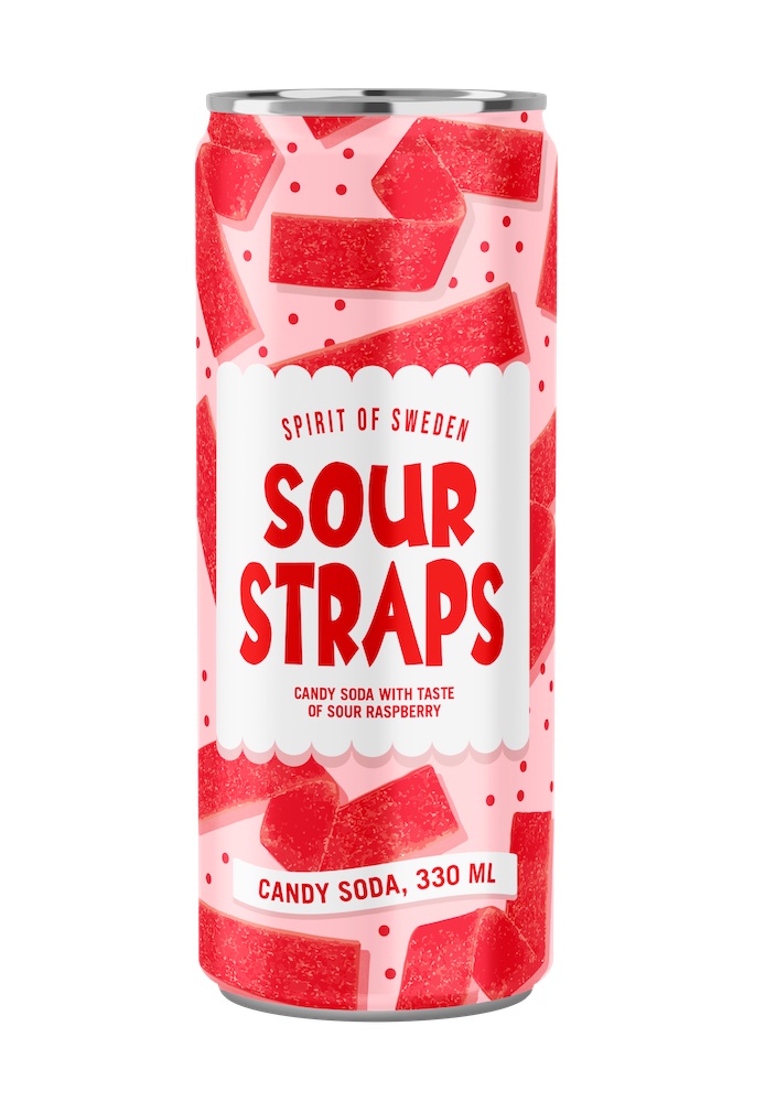 Läs mer om Spirit Of Sweden - Sour Straps Soda 330ml