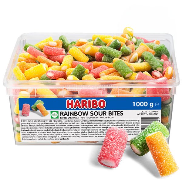 Läs mer om Haribo Rainbow Sour 1kg