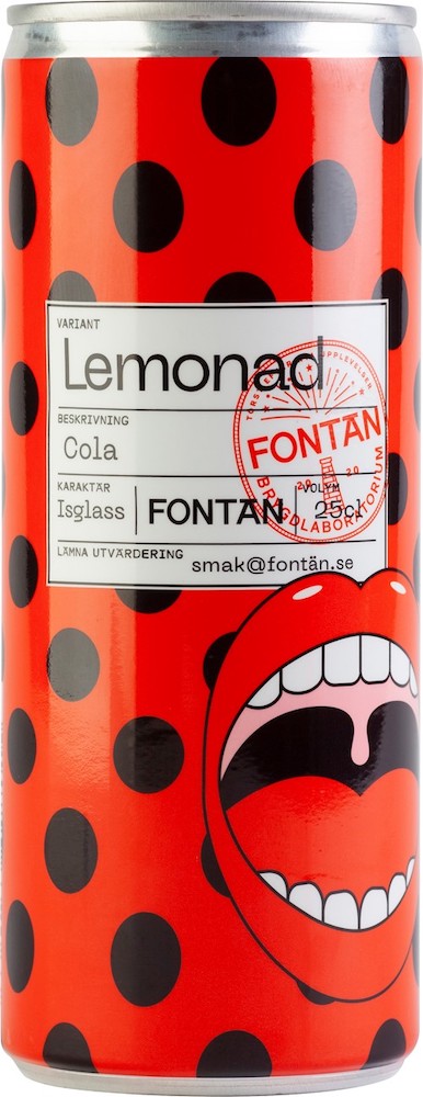 Läs mer om Fontän Lemonad - Cola 25cl
