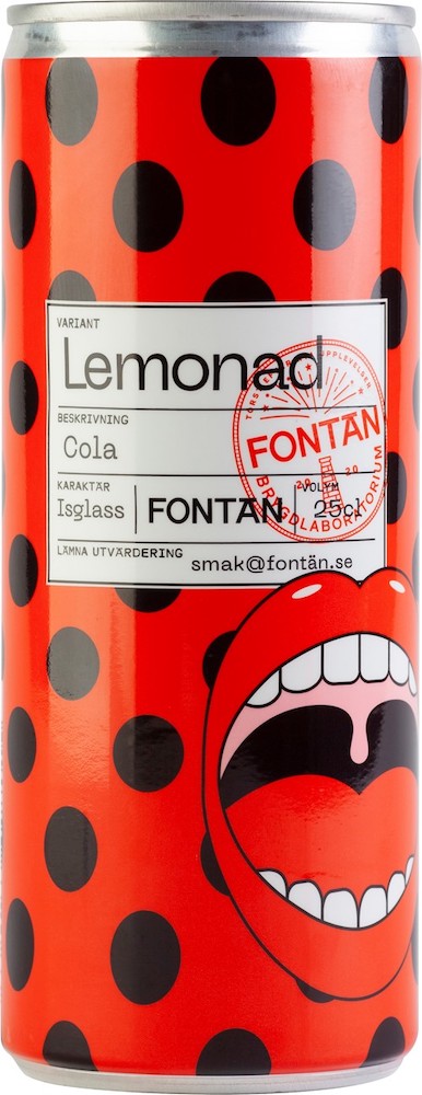 Fontän Lemonad - Cola 25cl