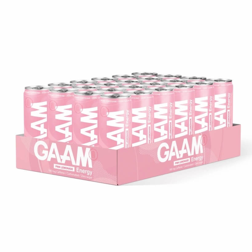 Läs mer om GAAM Energy - Pink Lemonade 33cl x 24st