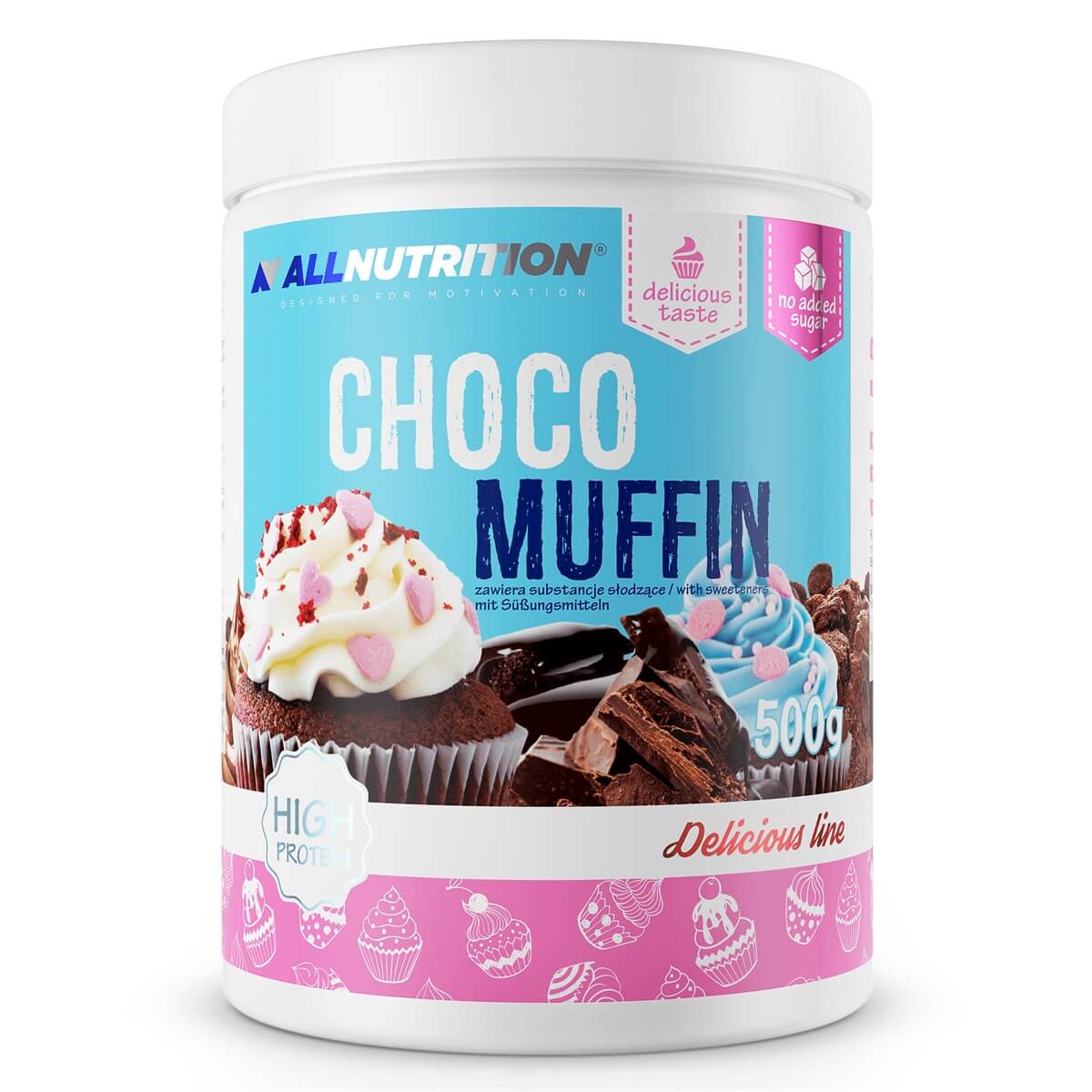 Läs mer om Allnutrition Choco Muffin 500g